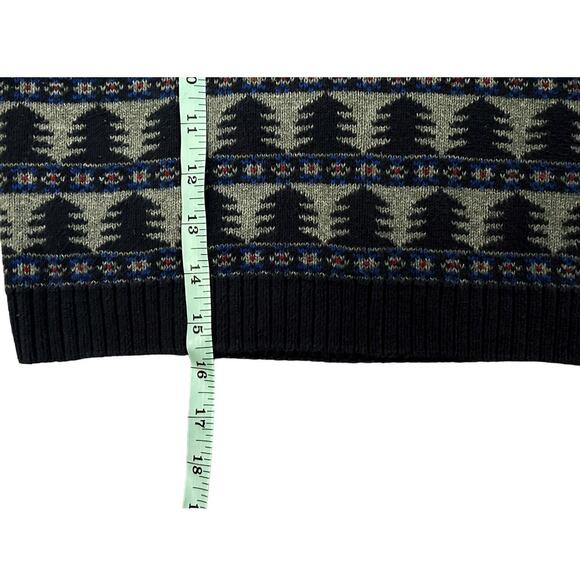 Janie and Jack Geometric Blue Gray V-Neck Sweater Vest Boys Size 5 - Picture 5 of 6